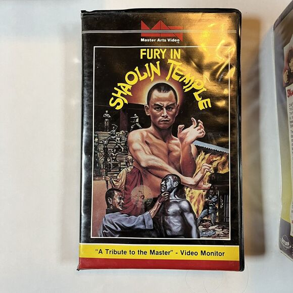 Lot of 6 Rare Empty Kung Fu VHS Cases Display Prop Movie Store Lee Chinese Gods - Picture 4 of 10